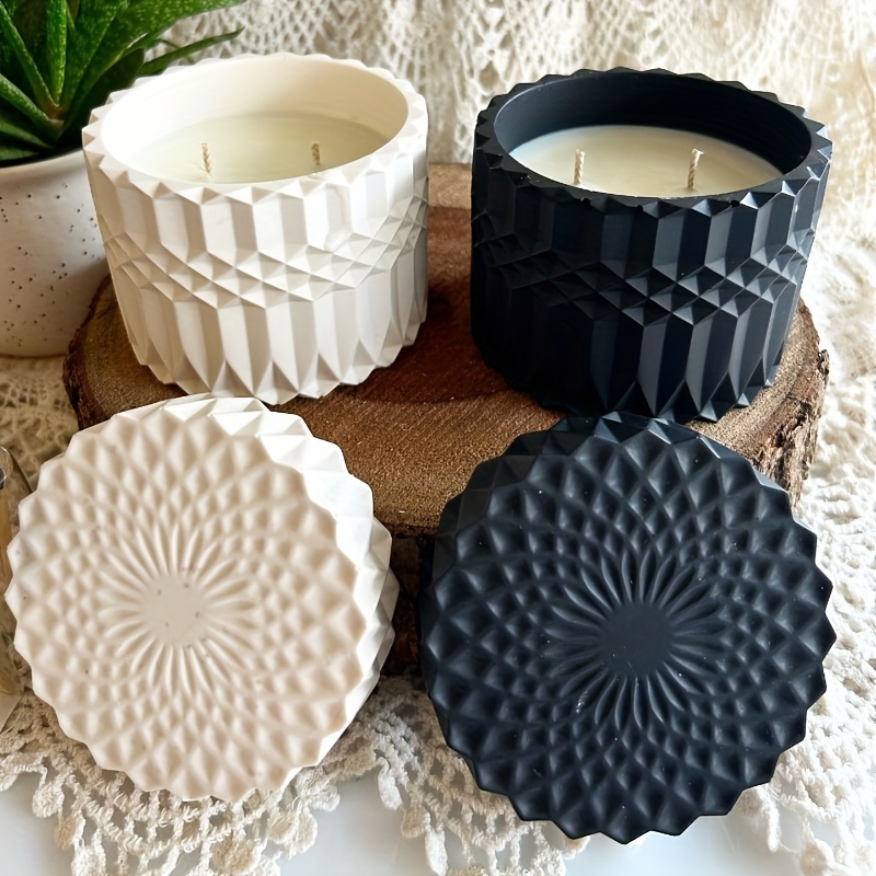 Candle Supplies Jars - 1set Ripple Candle Cup Resin Mold