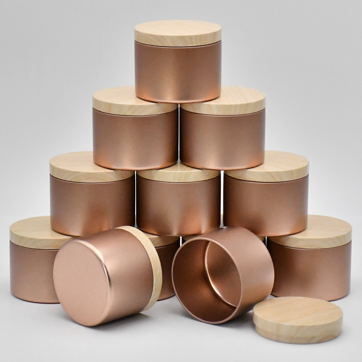 Candle Supplies Jars - 4oz/8oz 12pcs Candle Tins, Candle Containers