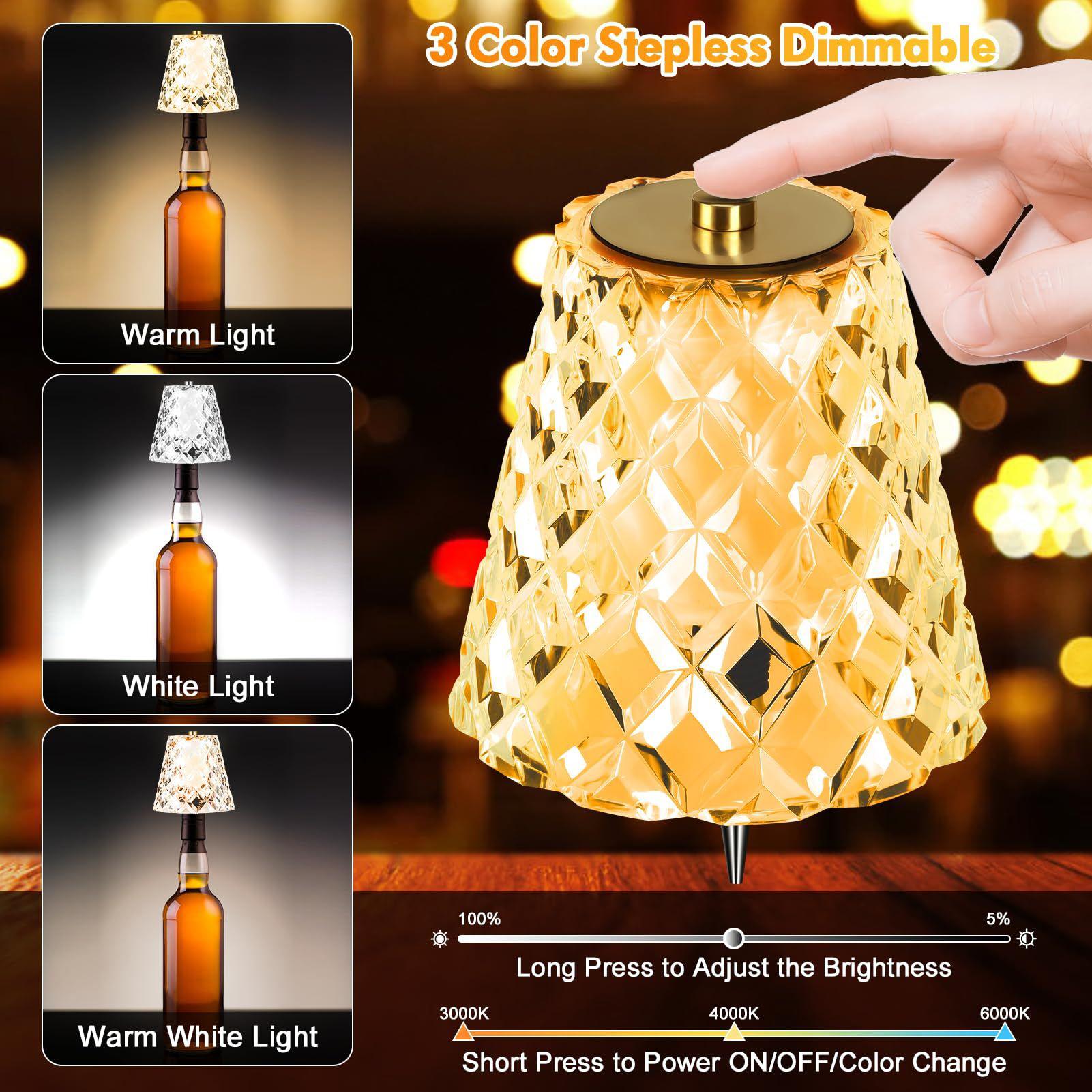 Wireless Bottle Lamp 3-Color T - Candle Making Supplies Uk บทวิจารณ์และราคา