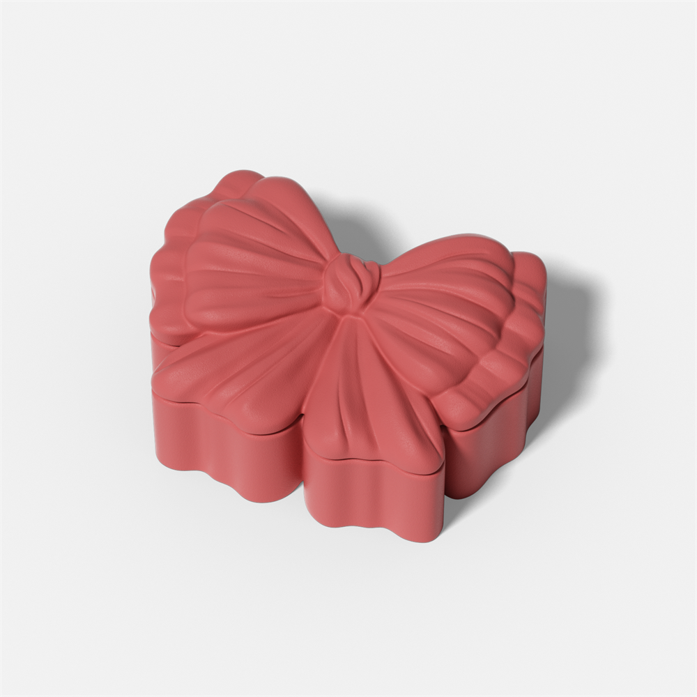 Bow Storage Box Concrete Silic - Candle Supplies Jars บทวิจารณ์และราคา