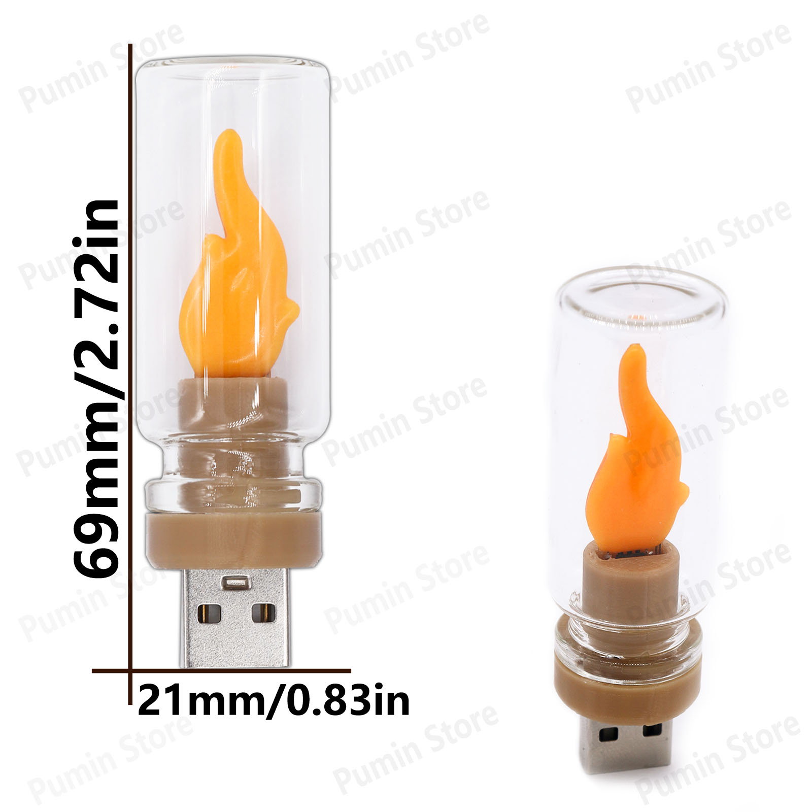 5V  LED USB interfaces Warm Ye - Candle Supplies Spotlight บทวิจารณ์และราคา