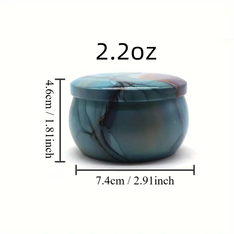 12/24 Pieces 2.2oz Metal Candl - Candle Supplies Jars บทวิจารณ์และราคา