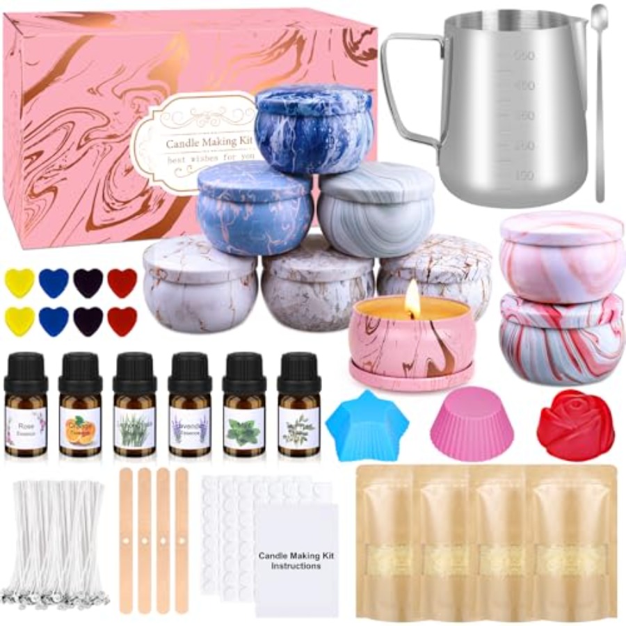 Candle Making Kits for Adults, - Candle Supplies Jars บทวิจารณ์และราคา