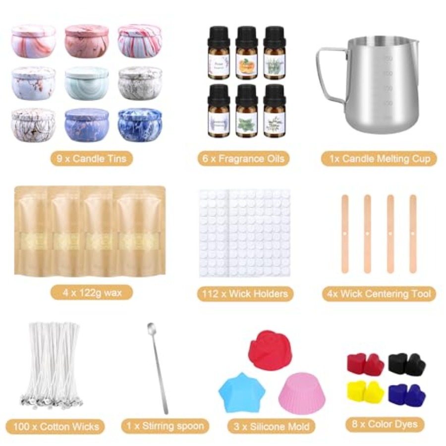 Candle Making Kits for Adults, - Candle Supplies Jars บทวิจารณ์และราคา
