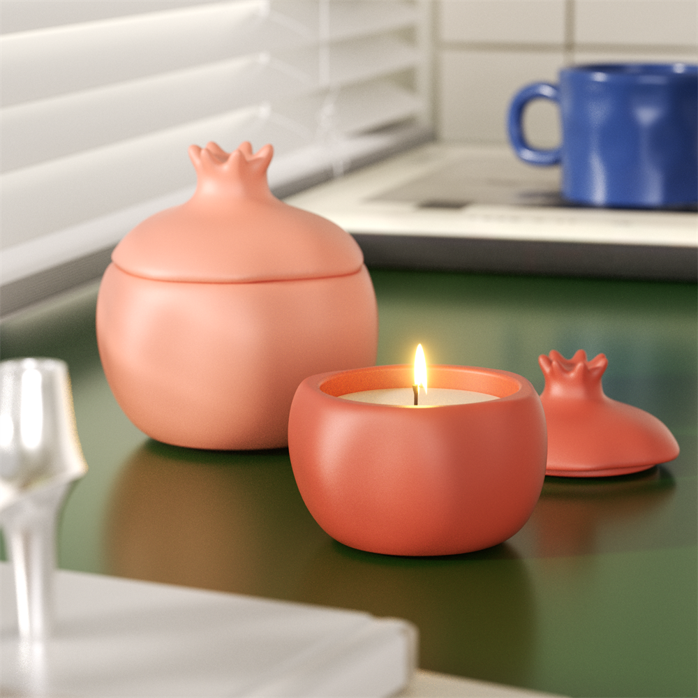 Nicole Pomegranate Concrete Ca - Candle Supplies Jars บทวิจารณ์และราคา
