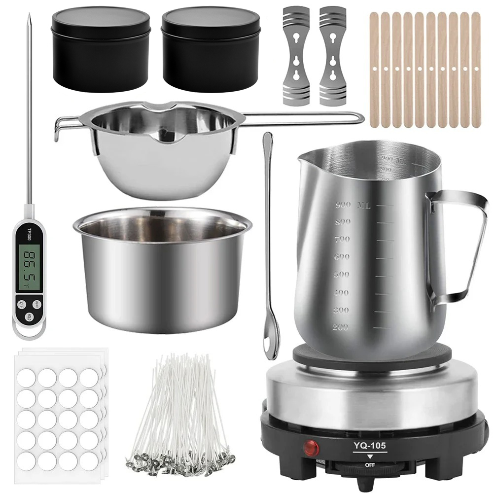 Glintmos DIY Candle Making Kit - Candle Supplies Jars บทวิจารณ์และราคา