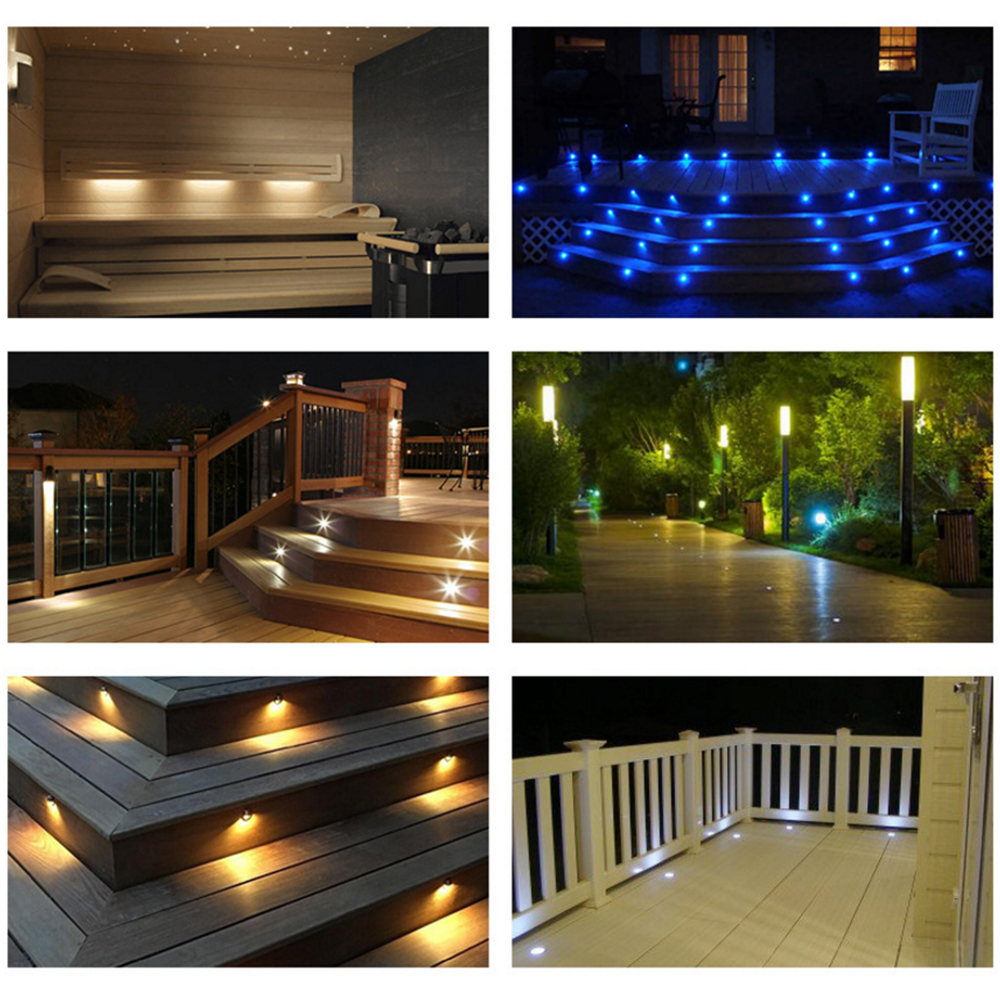 DC12V RGB LED Deck Light IP67  - Candle Making Supplies Uk บทวิจารณ์และราคา