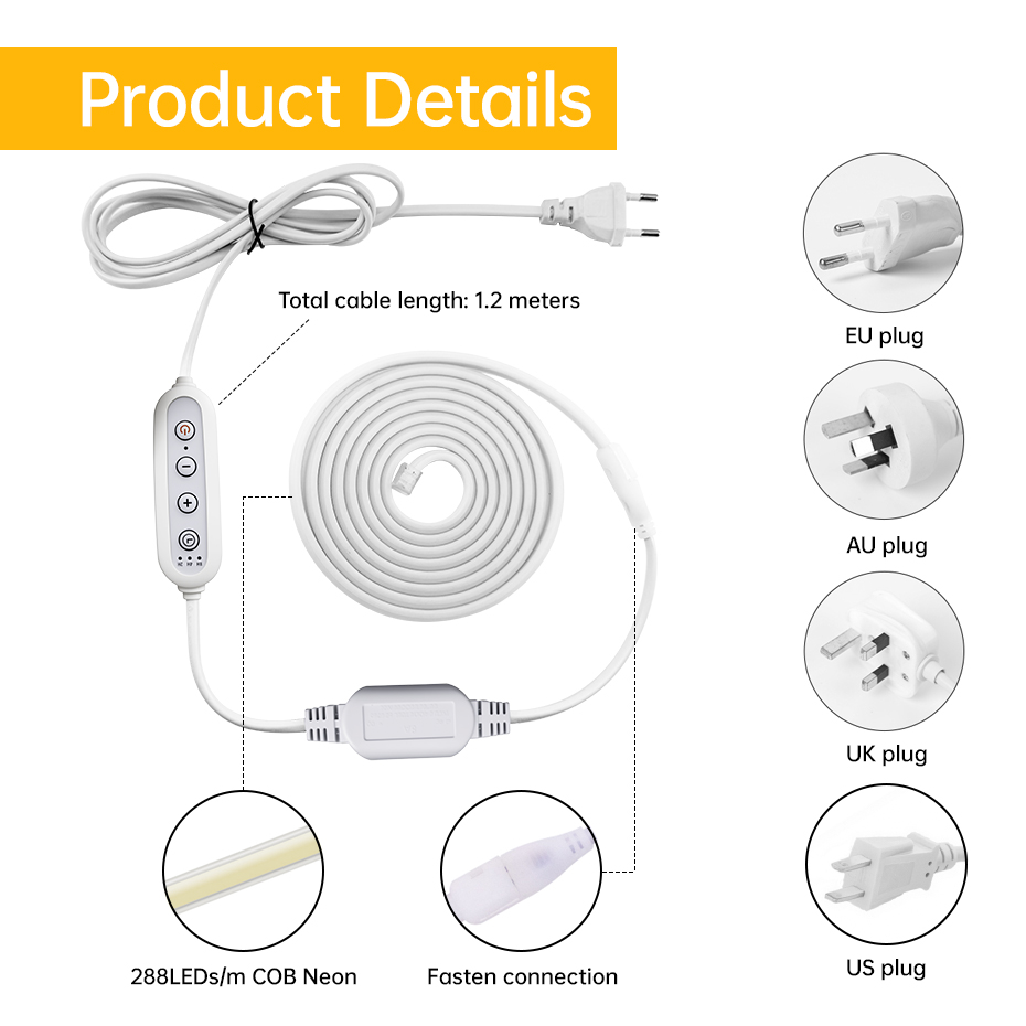 Waterproof COB Led Strip Light - Candle Making Supplies Uk บทวิจารณ์และราคา