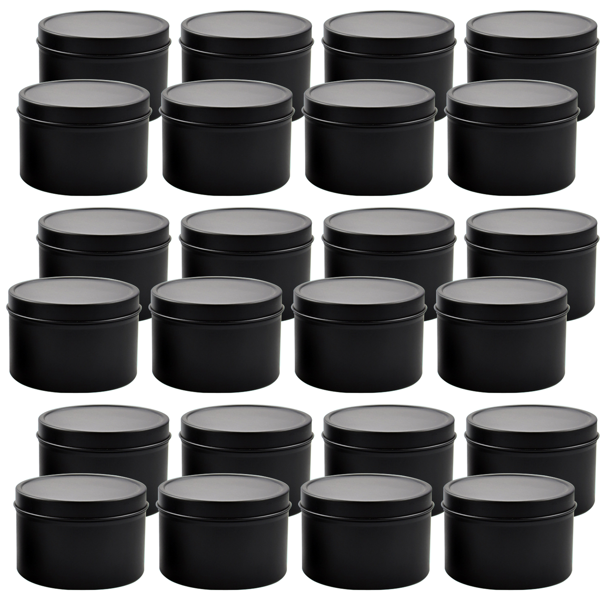 4oz/ 8oz Candle tins with lids - Candle Supplies Jars บทวิจารณ์และราคา