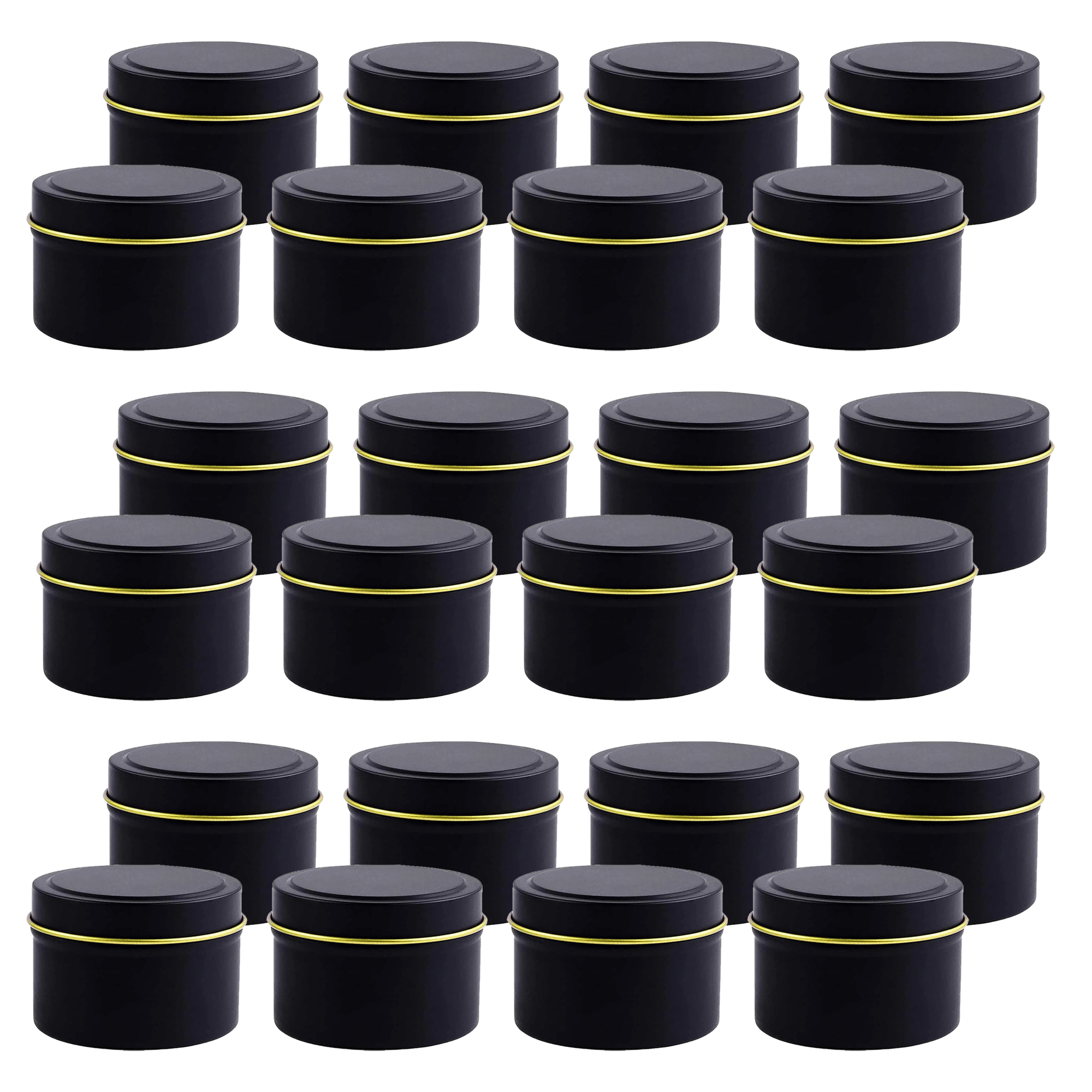 4oz/ 8oz Candle tins with lids - Candle Supplies Jars บทวิจารณ์และราคา
