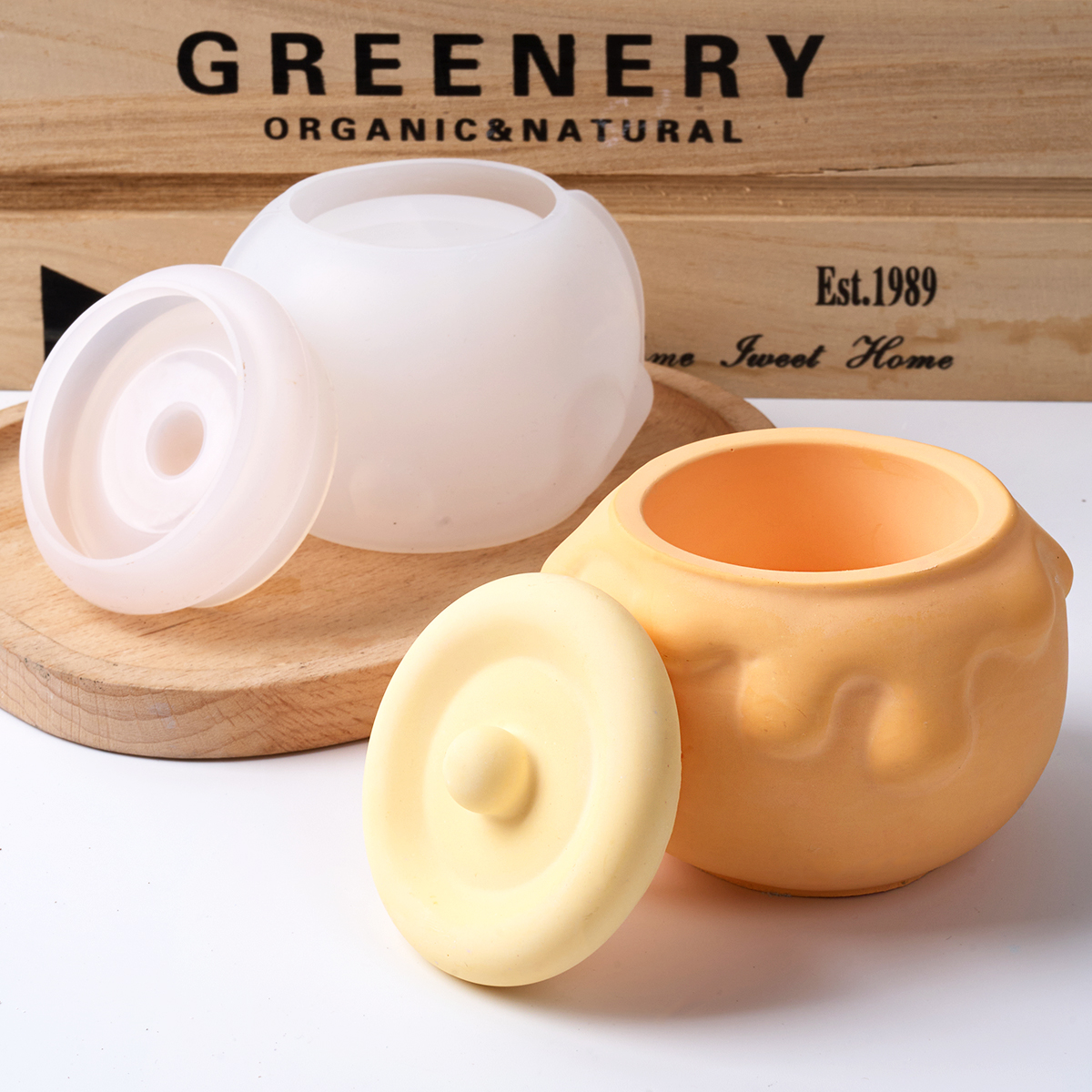 3D Honey Candle Jar Silicone M - Candle Supplies Jars บทวิจารณ์และราคา