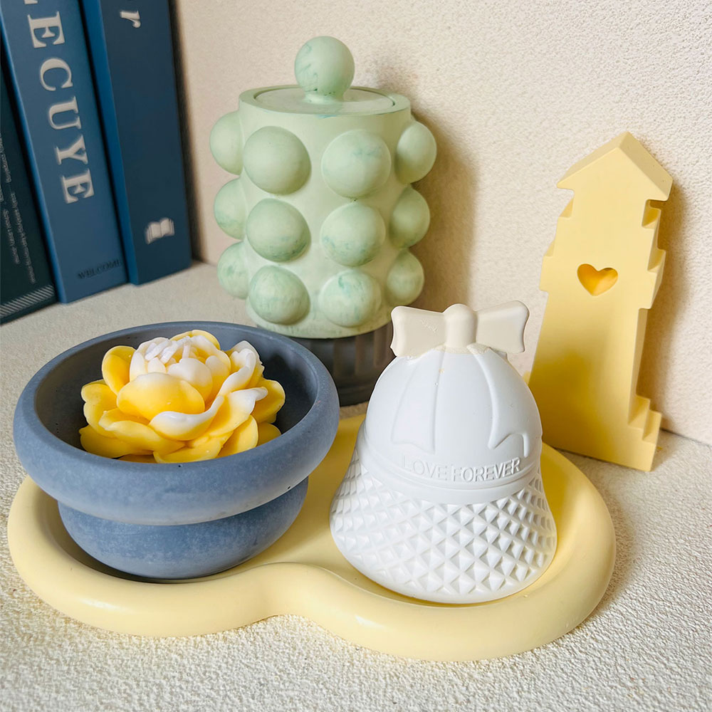 Bubble Jar Candle Vessel Concr - Candle Supplies Jars บทวิจารณ์และราคา