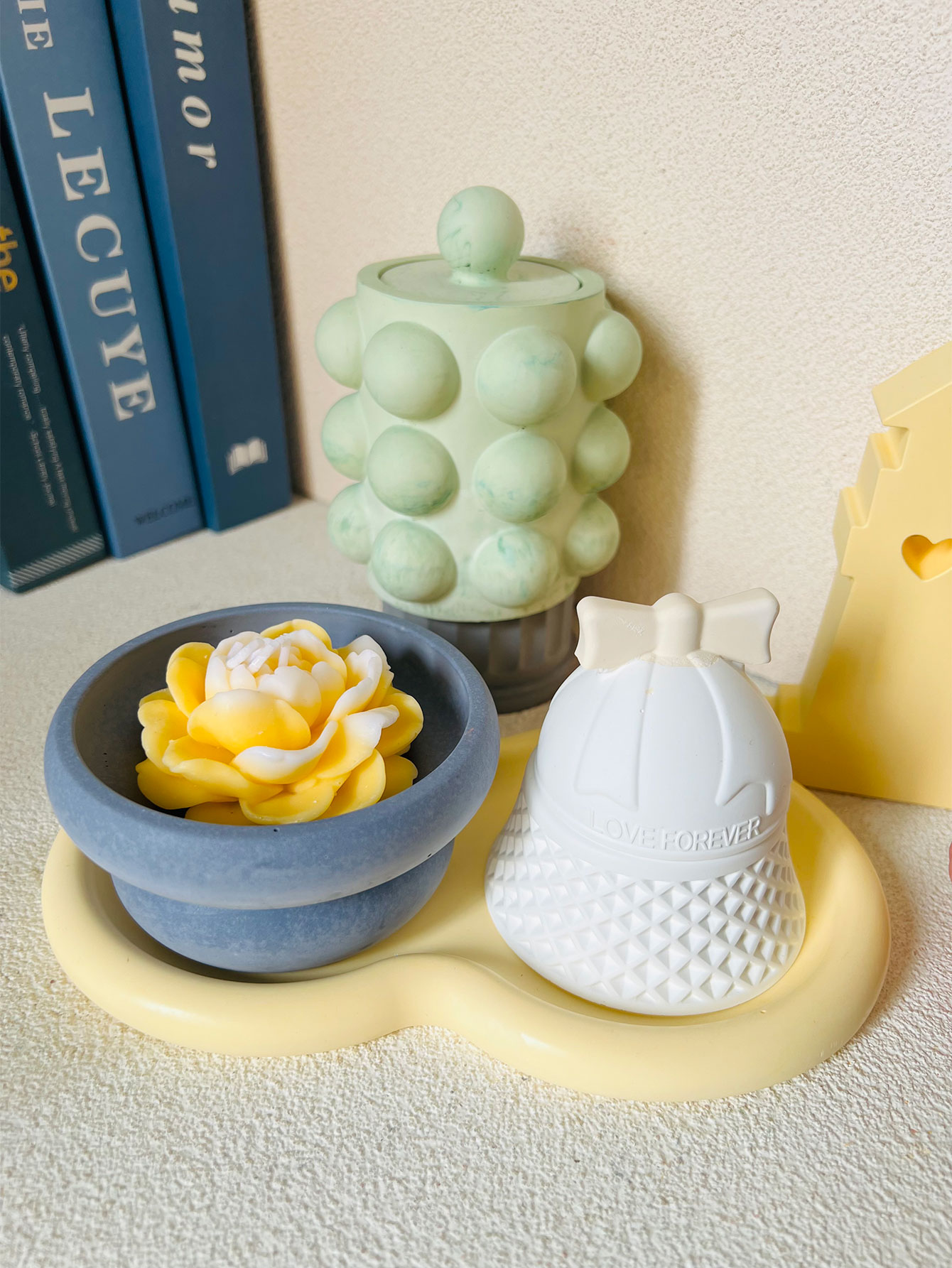 Bubble Jar Candle Vessel Concr - Candle Supplies Jars บทวิจารณ์และราคา