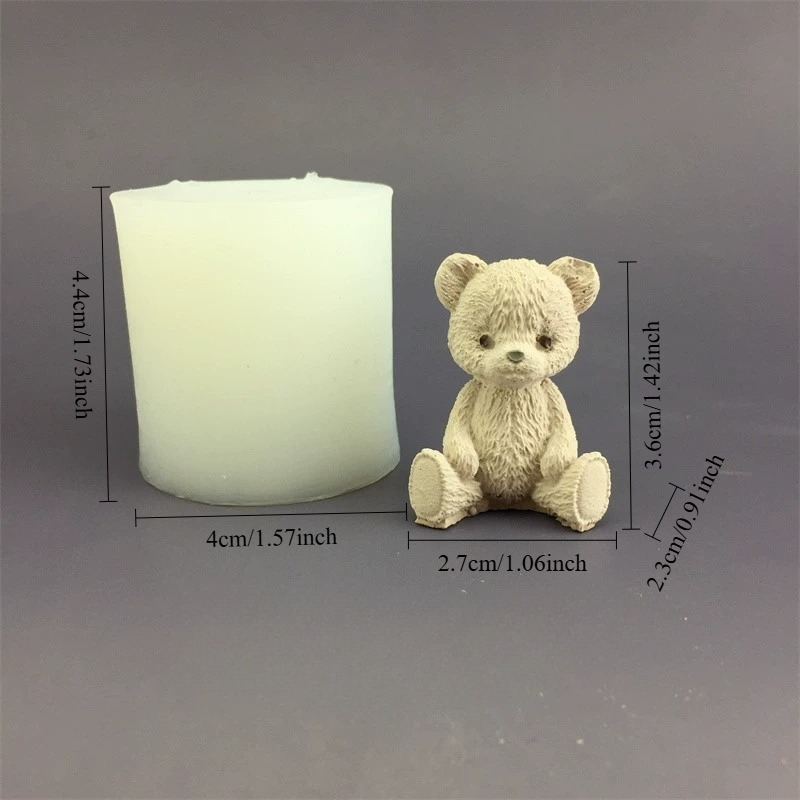 Cute Bear Honey Jar Silicone C - Candle Supplies Jars บทวิจารณ์และราคา